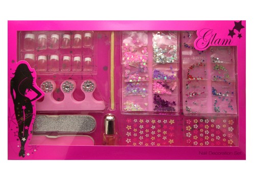 Kit decorazione unghie bambina - decorazione,