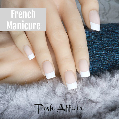 Medium french manicure beige - *french, manicure*