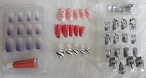 Kit set lotto unghie - , finte