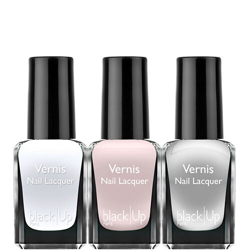 Black kit french manicure - french,