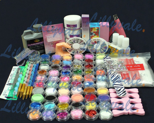 Kit nail art liquido - nail,