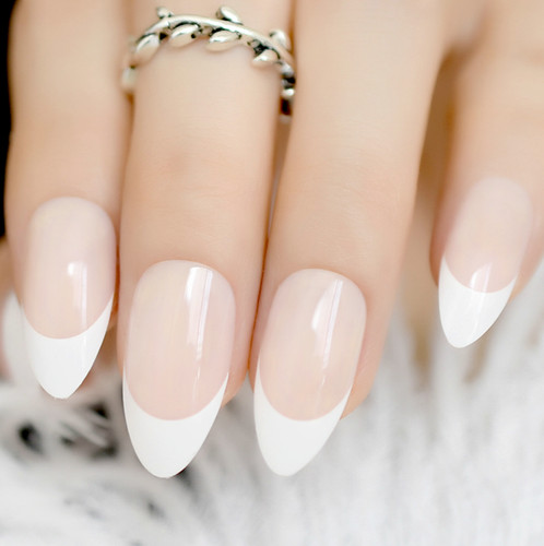 Stiletto french manicure set - stiletto,